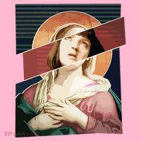 Virgin Mia Wallace Nose Bleed Overdose Icon Gift Coaster thumb 2
