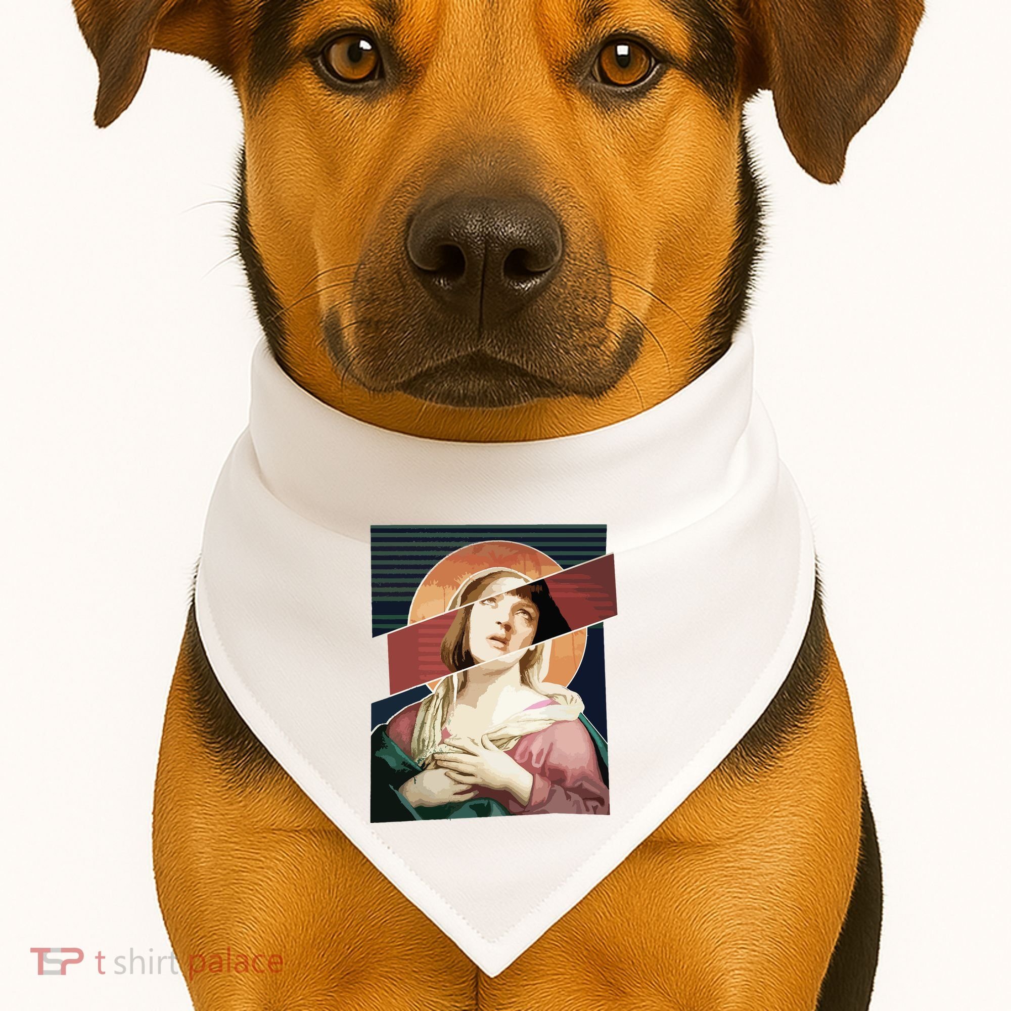 Virgin Mia Wallace Nose Bleed Overdose Icon Gift USA-Made Doggie Bandana