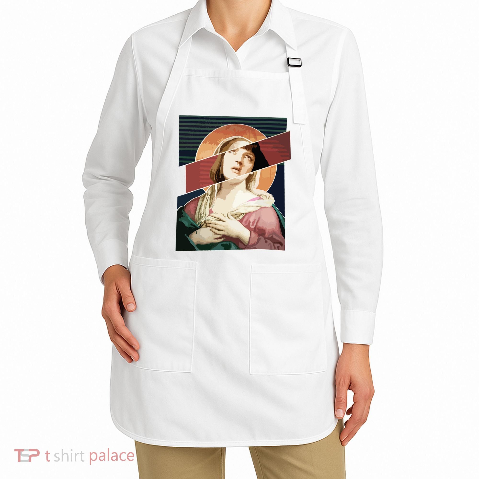 Virgin Mia Wallace Nose Bleed Overdose Icon Gift Apron