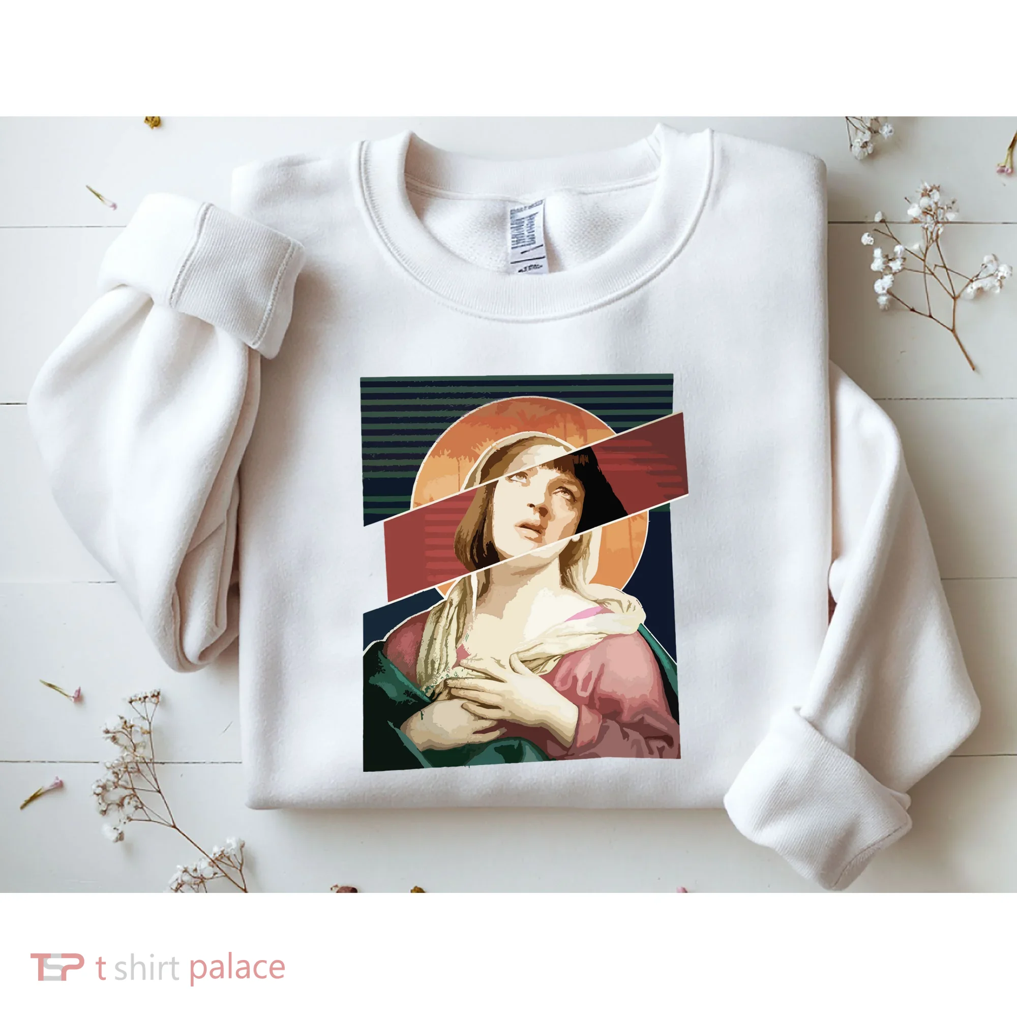 Virgin Mia Wallace Nose Bleed Overdose Icon Gift Sweatshirt
