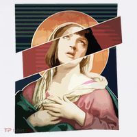 Virgin Mia Wallace Nose Bleed Overdose Icon Gift Sweatshirt thumb 3