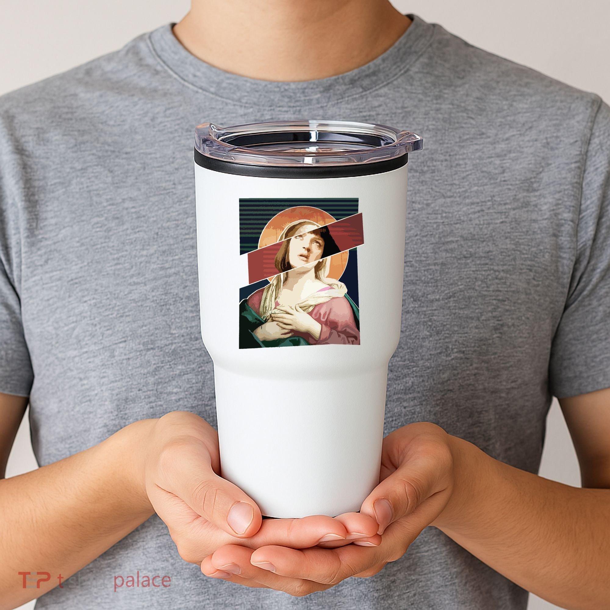 Virgin Mia Wallace Nose Bleed Overdose Icon Gift Tumbler