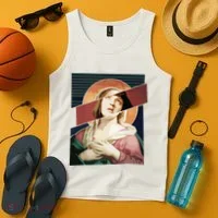 Virgin Mia Wallace Nose Bleed Overdose Icon Gift Tank Top thumb 4