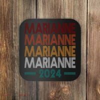 Vote Marianne Williamson Retro 2024 Coaster thumb 0