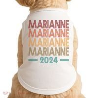 Vote Marianne Williamson Retro 2024 Doggie Tank thumb 0
