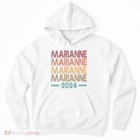 Vote Marianne Williamson Retro 2024 Hoodie thumb 0