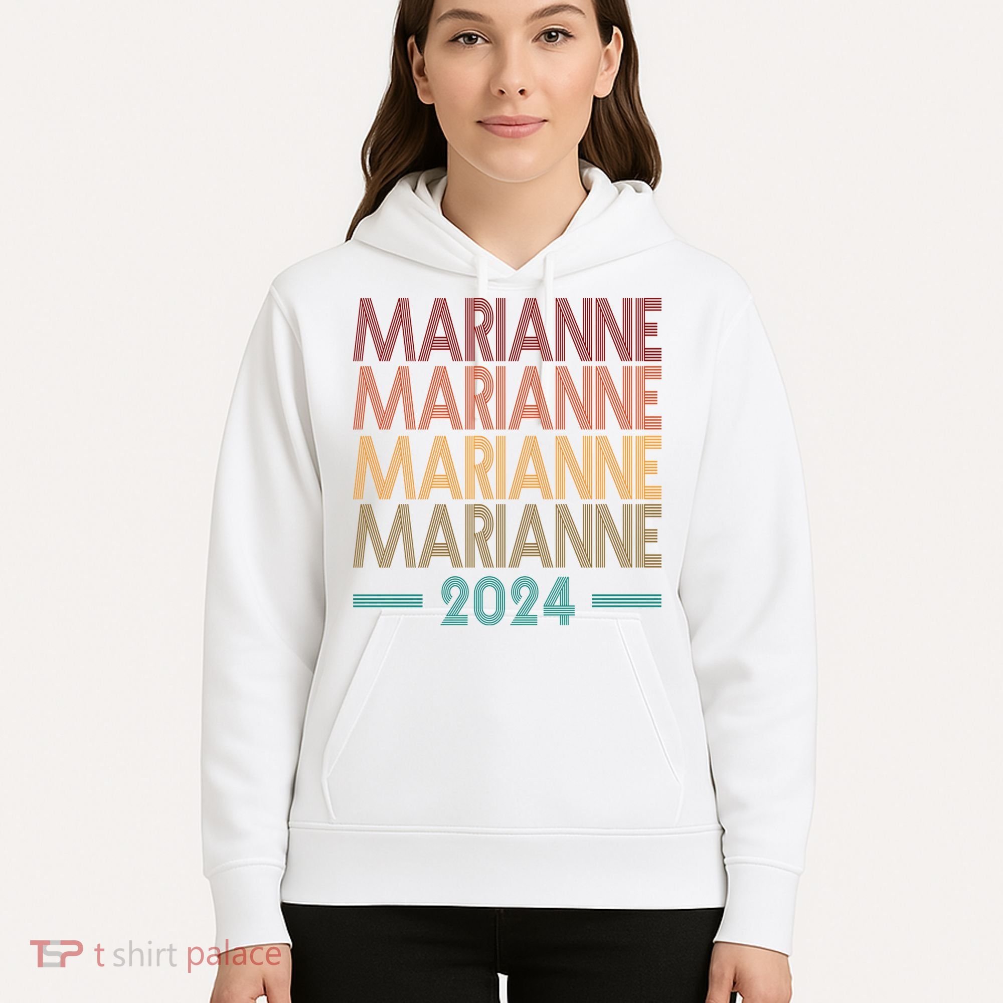 Vote Marianne Williamson Retro 2024 Hoodie