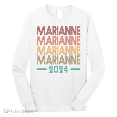 Vote Marianne Williamson Retro 2024 Long Sleeve Shirt
