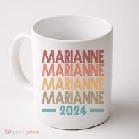 Vote Marianne Williamson Retro 2024 Coffee Mug thumb 0