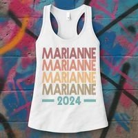 Vote Marianne Williamson Retro 2024 Women's Tank Top thumb 3
