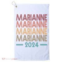Vote Marianne Williamson Retro 2024 Golf Towel thumb 0