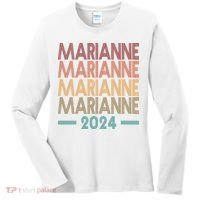 Vote Marianne Williamson Retro 2024 Women's Long Sleeve Shirt thumb 0
