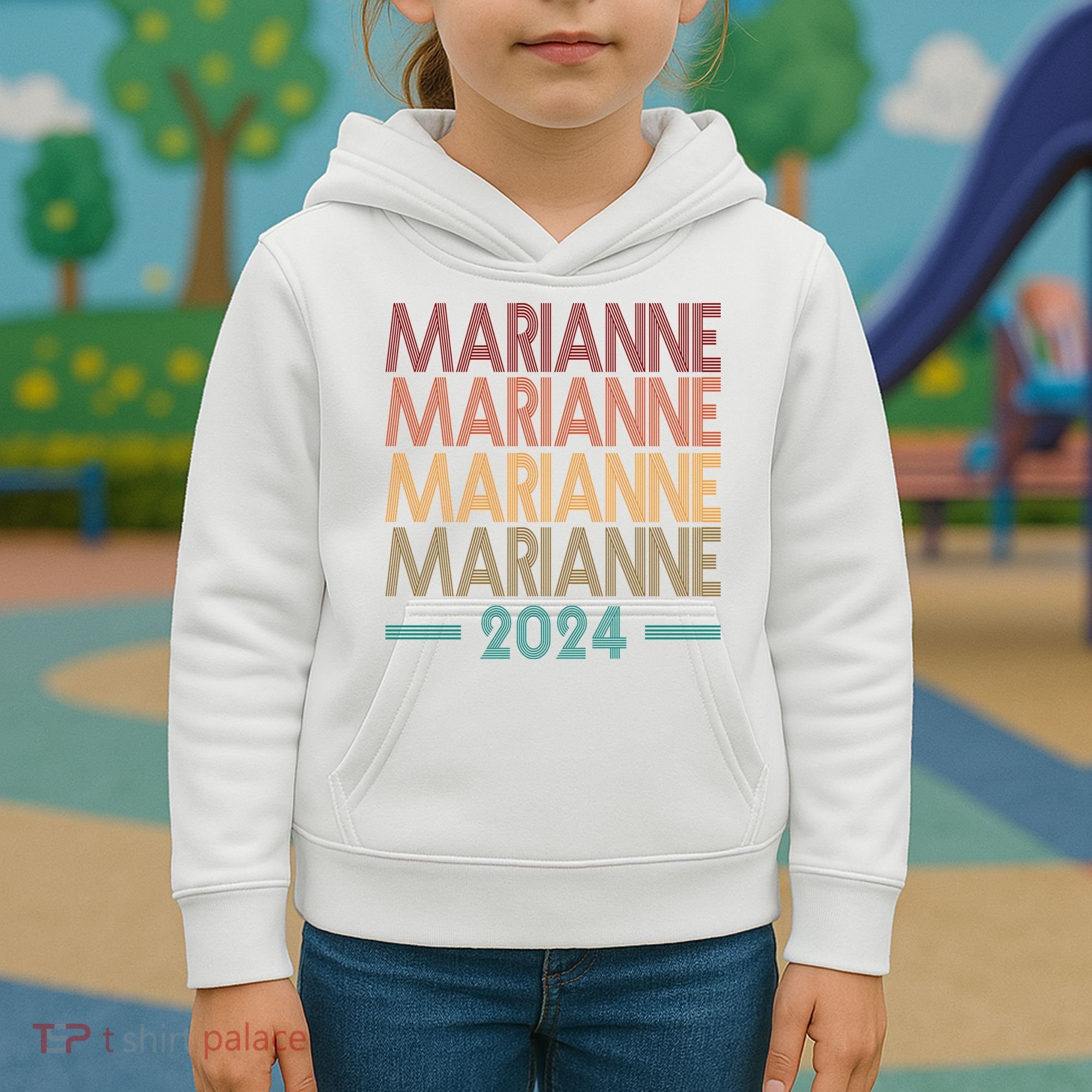 Vote Marianne Williamson Retro 2024 Kids Hoodie