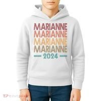 Vote Marianne Williamson Retro 2024 Kids Hoodie thumb 4