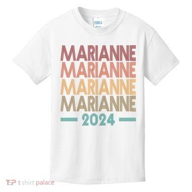 Vote Marianne Williamson Retro 2024 Kids T-Shirt