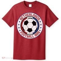 Vintage Netherlands 1889 Football Soccer Ball T-Shirt thumb 0