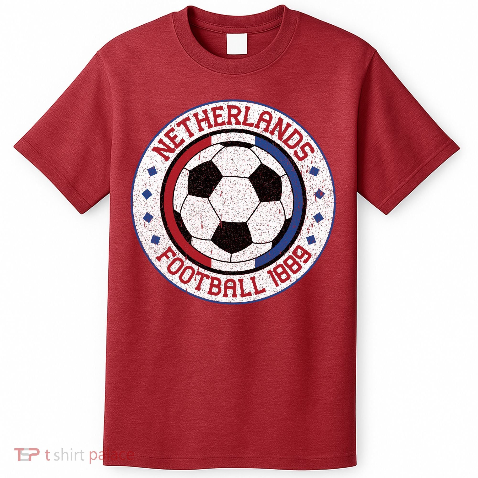 Vintage Netherlands 1889 Football Soccer Ball T-Shirt