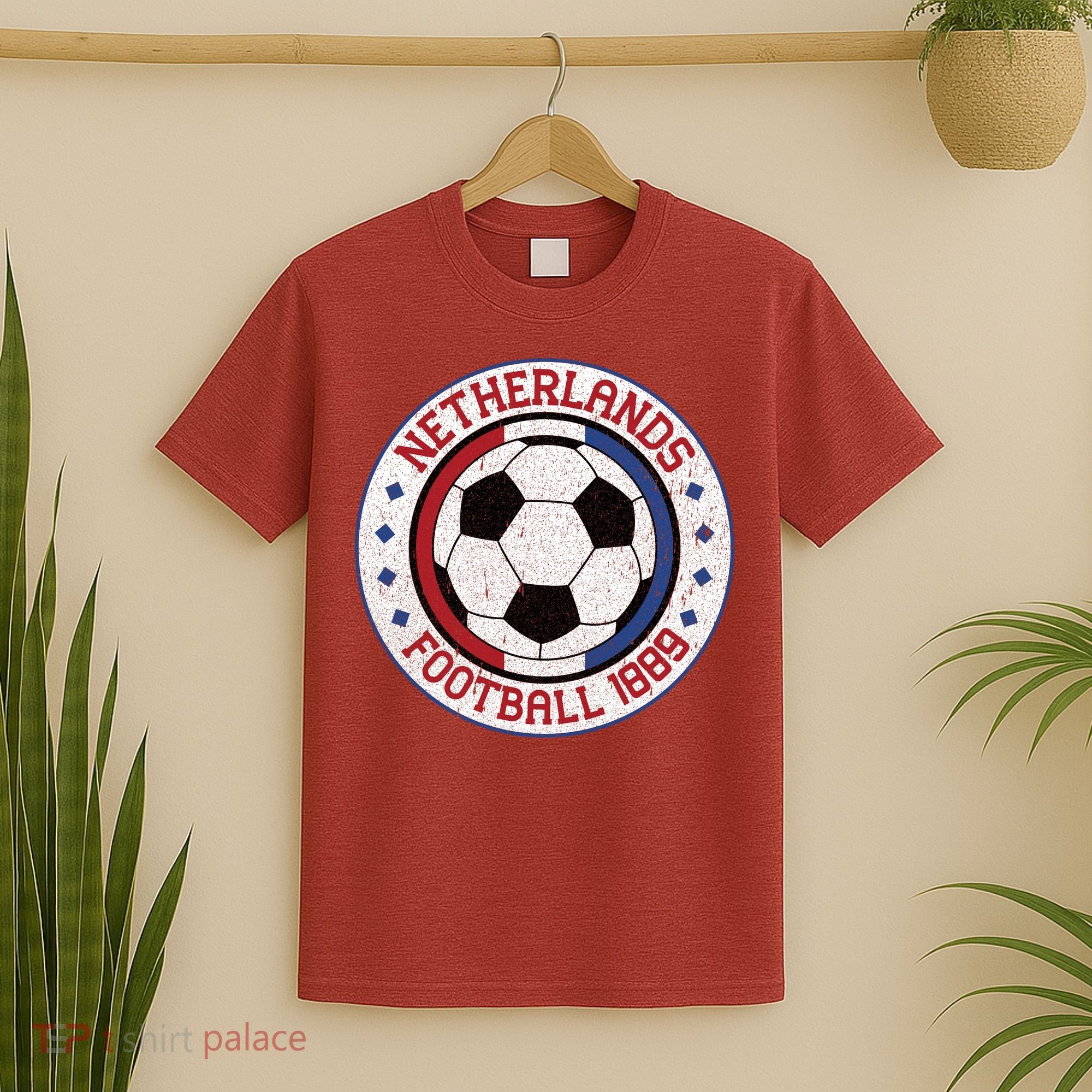 Vintage Netherlands 1889 Football Soccer Ball T-Shirt
