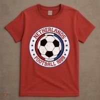 Vintage Netherlands 1889 Football Soccer Ball T-Shirt thumb 4