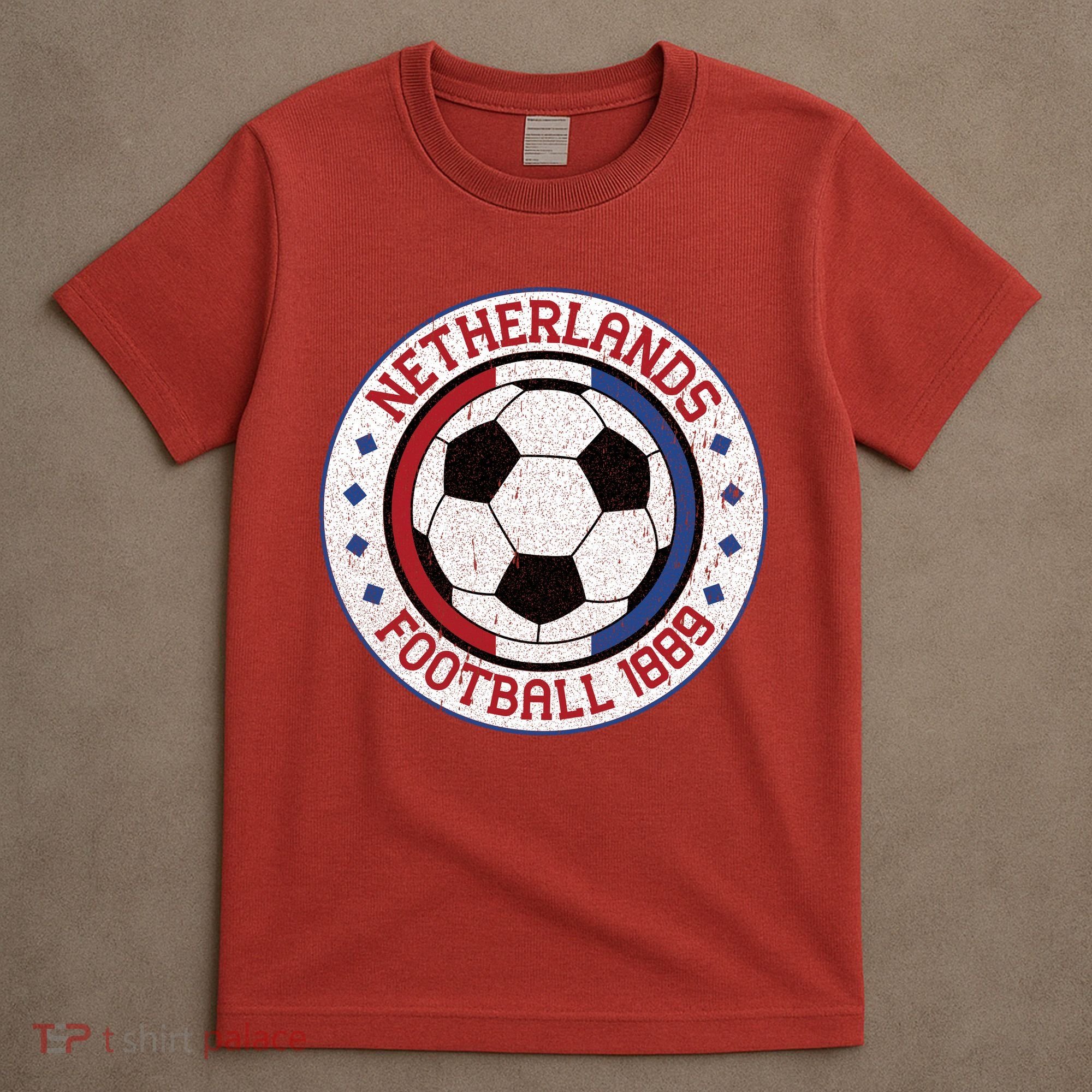 Vintage Netherlands 1889 Football Soccer Ball T-Shirt