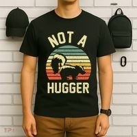 Vintage Not A Hugger T-Shirt thumb 6