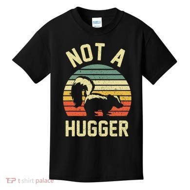 Vintage Not A Hugger Kids T-Shirt