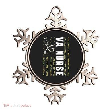 VA Nurse Army USA Flag Ornament