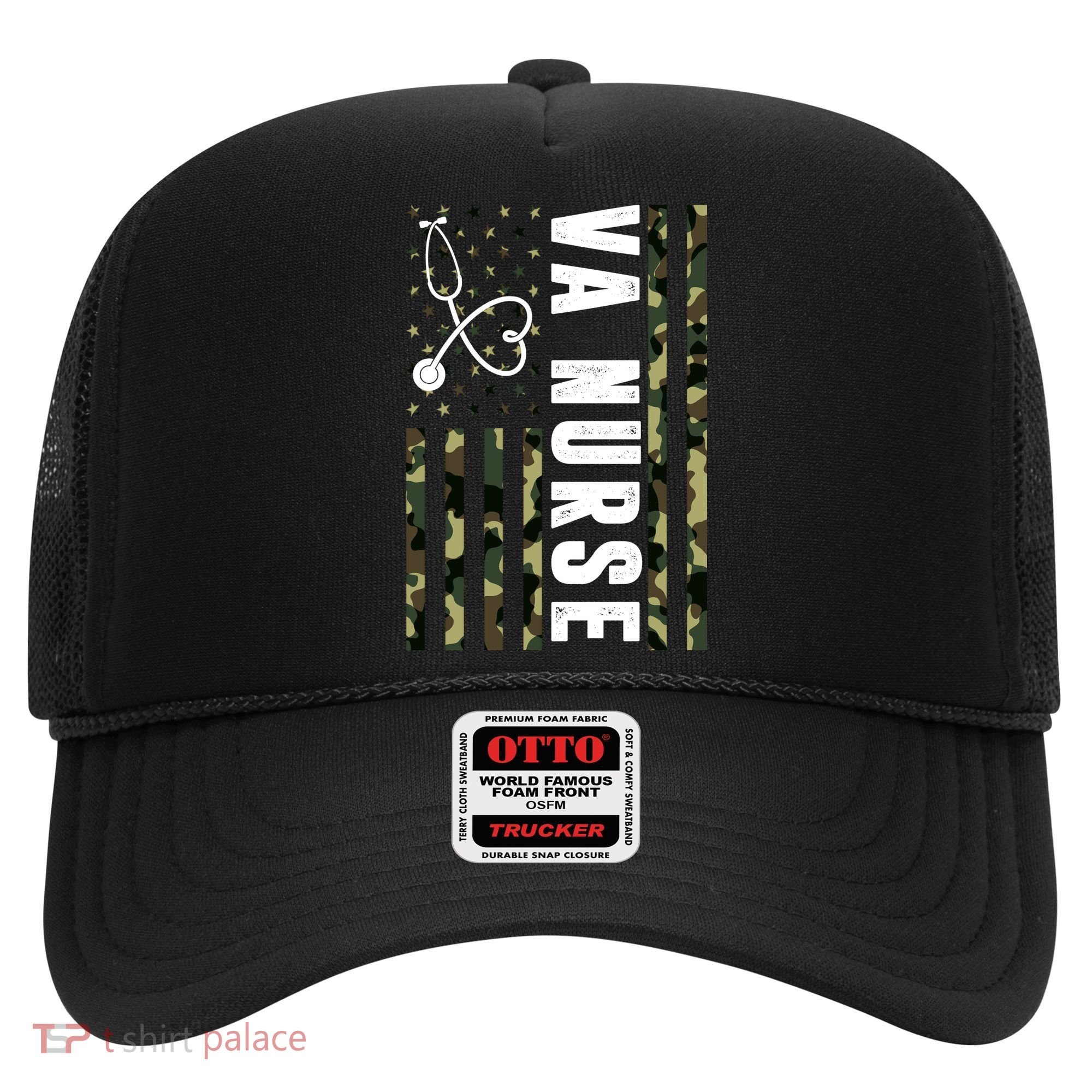 VA Nurse Army USA Flag Hat