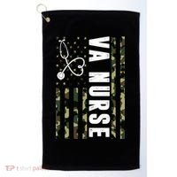 VA Nurse Army USA Flag Golf Towel thumb 0