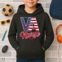 VA Nurse Apparel - VA Nurse Squad Kids Hoodie thumb 2