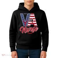 VA Nurse Apparel - VA Nurse Squad Kids Hoodie thumb 4