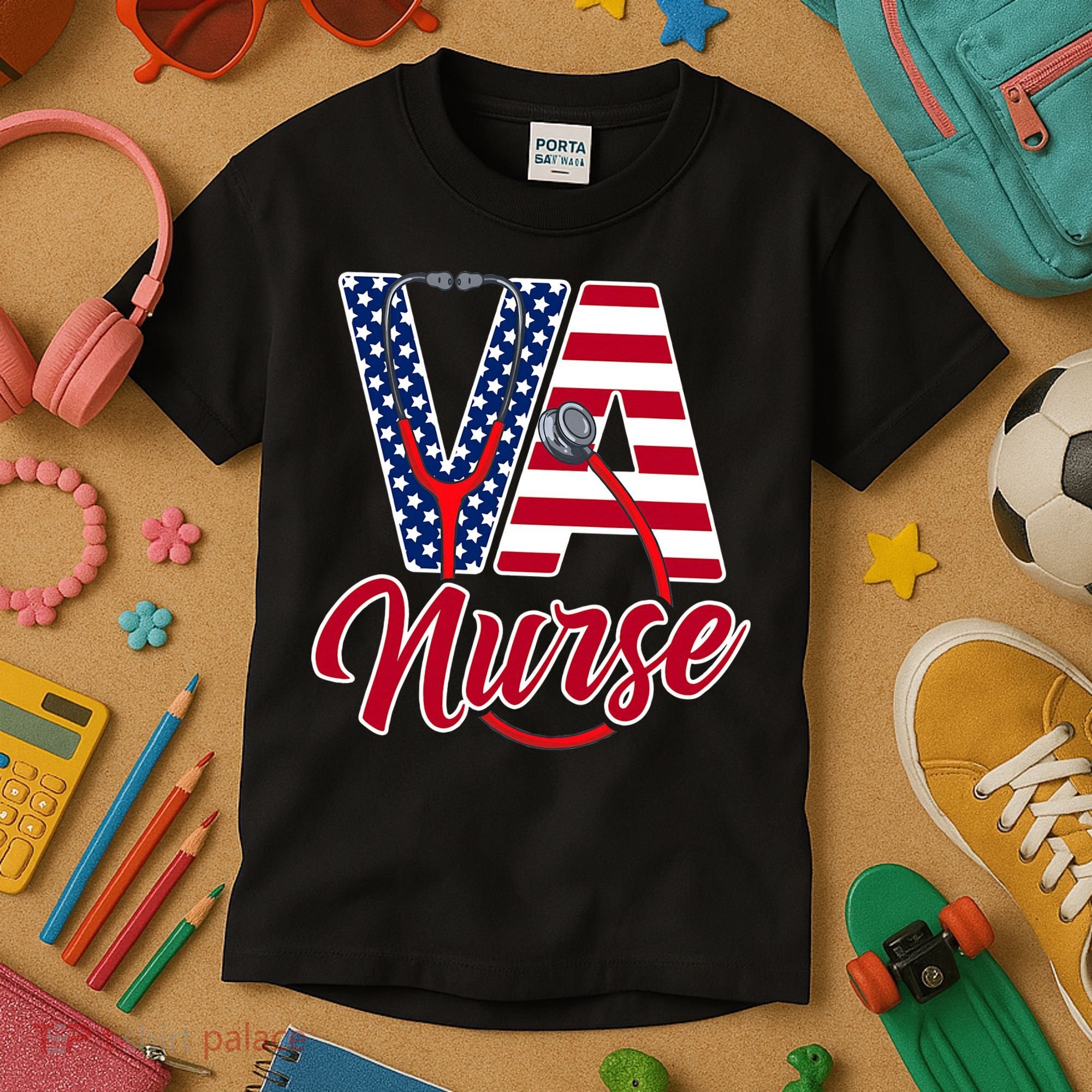VA Nurse Apparel - VA Nurse Squad Kids T-Shirt