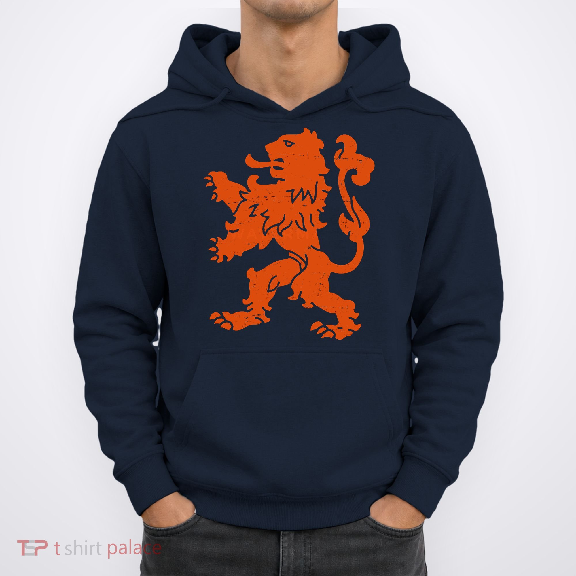 Vintage Netherlands Crest Logo Hoodie