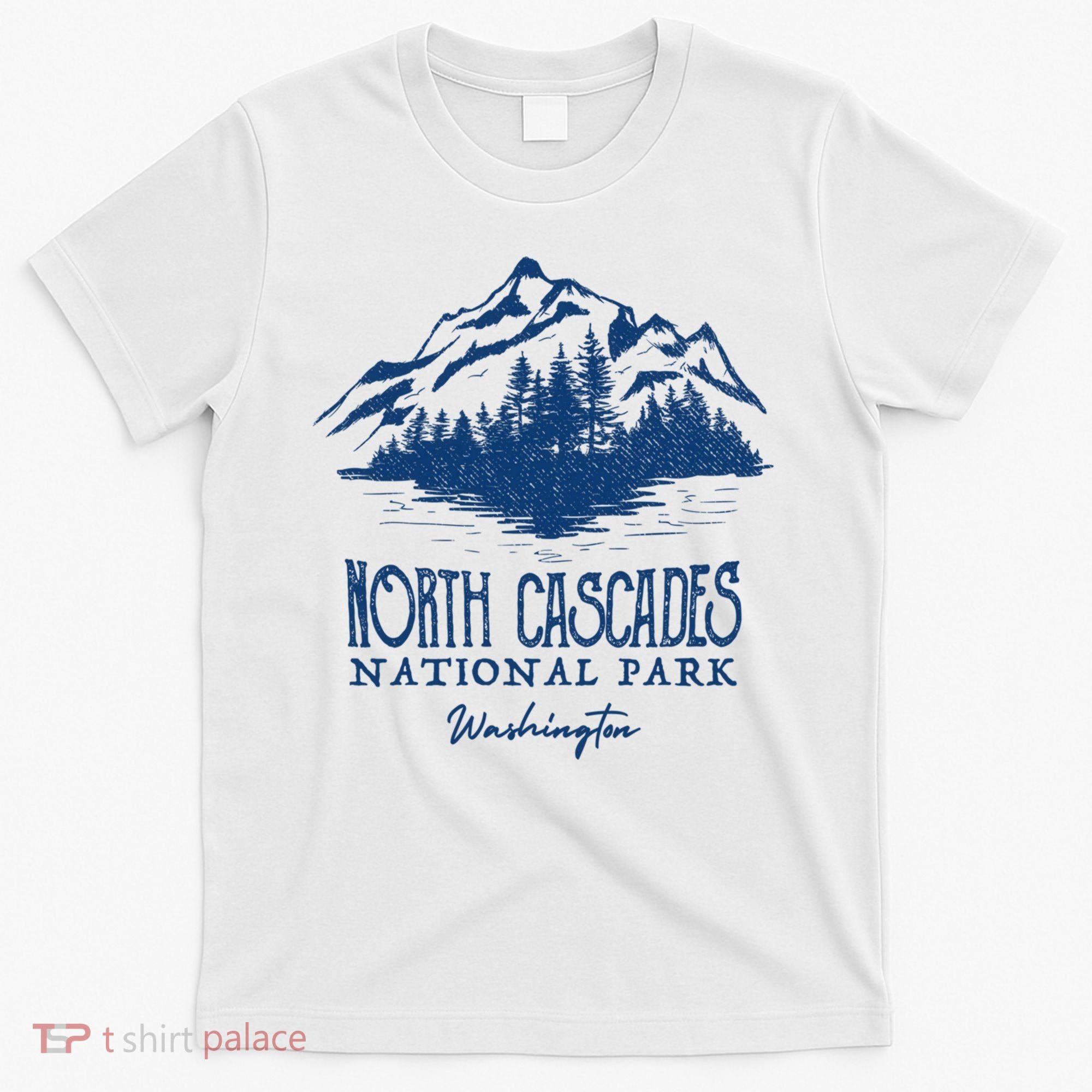 Vintage North Cascades National Park Retro Deer Washington T-Shirt