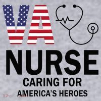 VA Nurse Caring For American's Heroes Women's Sweatshirt thumb 2