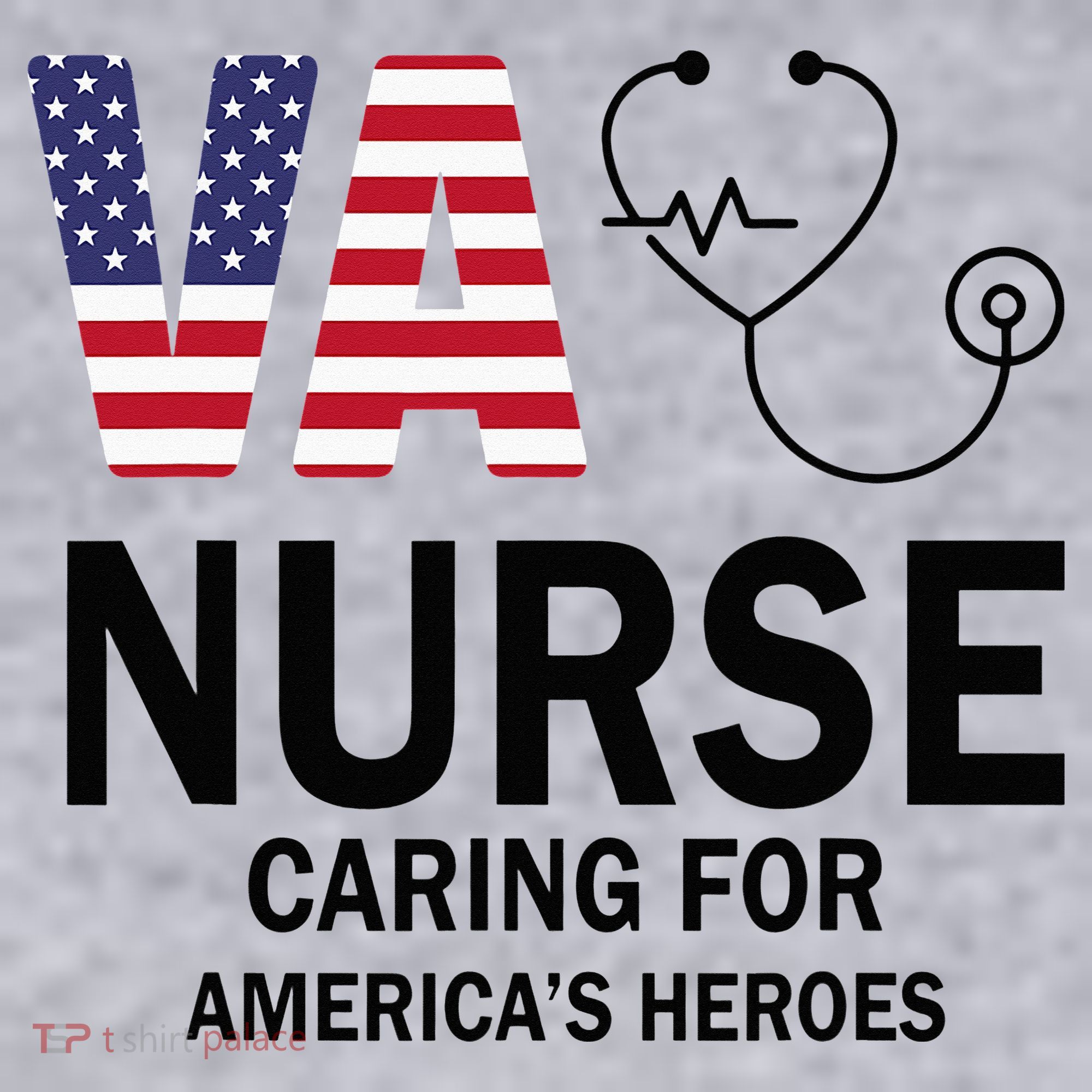 VA Nurse Caring For American's Heroes Women's Sweatshirt