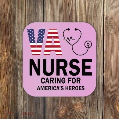 VA Nurse Caring For American's Heroes Coaster