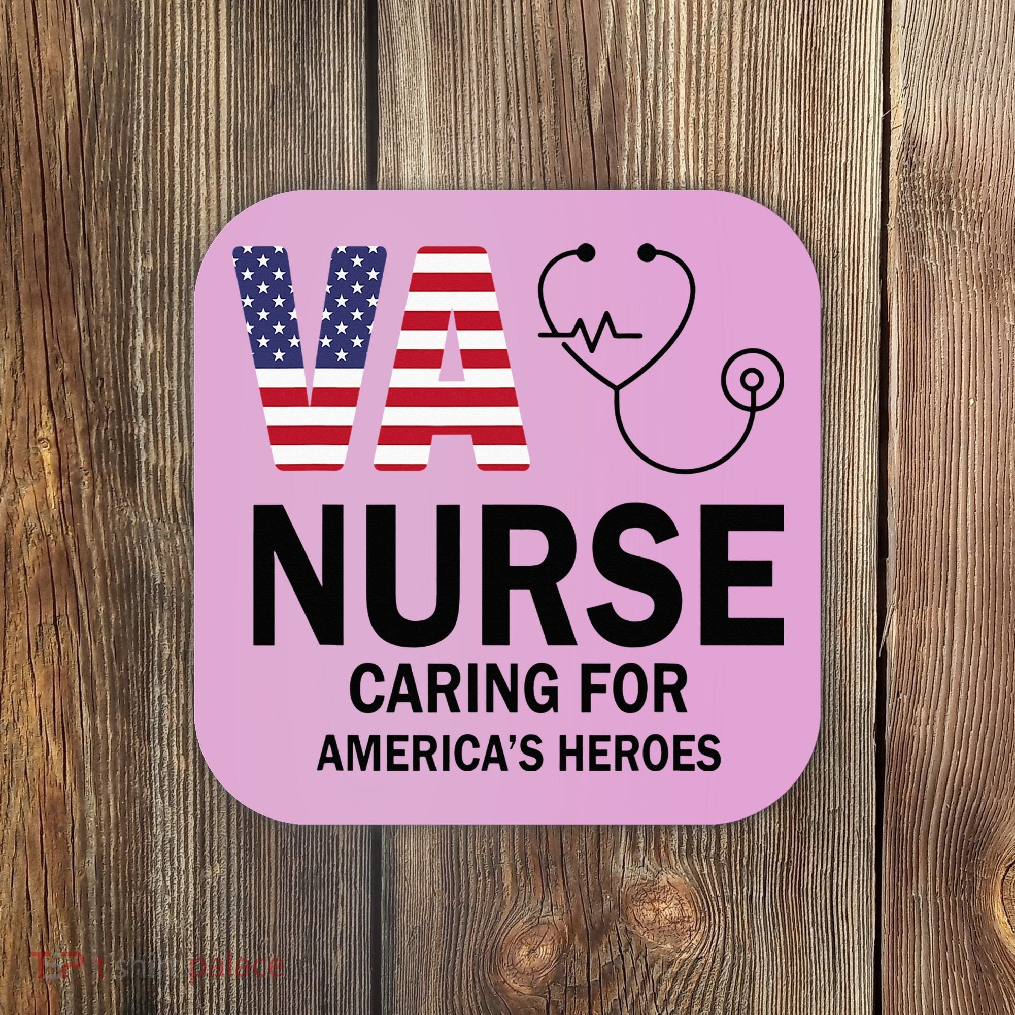 VA Nurse Caring For American's Heroes Coaster