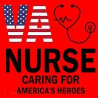 VA Nurse Caring For American's Heroes Santa Hat thumb 1
