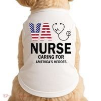 VA Nurse Caring For American's Heroes Doggie Tank thumb 0
