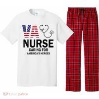 VA Nurse Caring For American's Heroes Pajama Set thumb 0