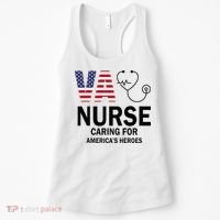 VA Nurse Caring For American's Heroes Women's Tank Top thumb 0