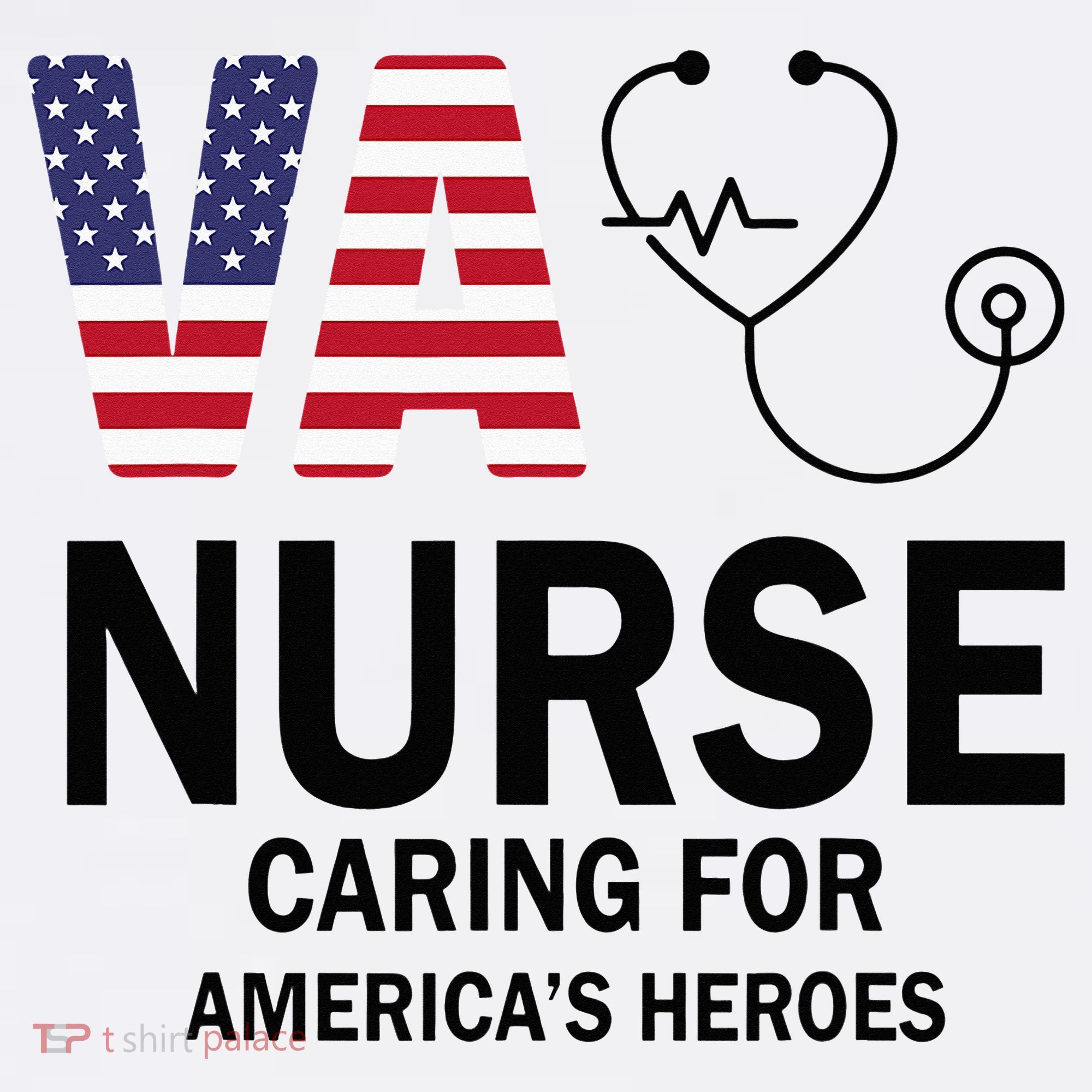 VA Nurse Caring For American's Heroes Women's Tank Top