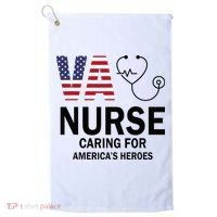 VA Nurse Caring For American's Heroes Golf Towel thumb 0