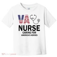 VA Nurse Caring For American's Heroes Toddler T-Shirt thumb 0