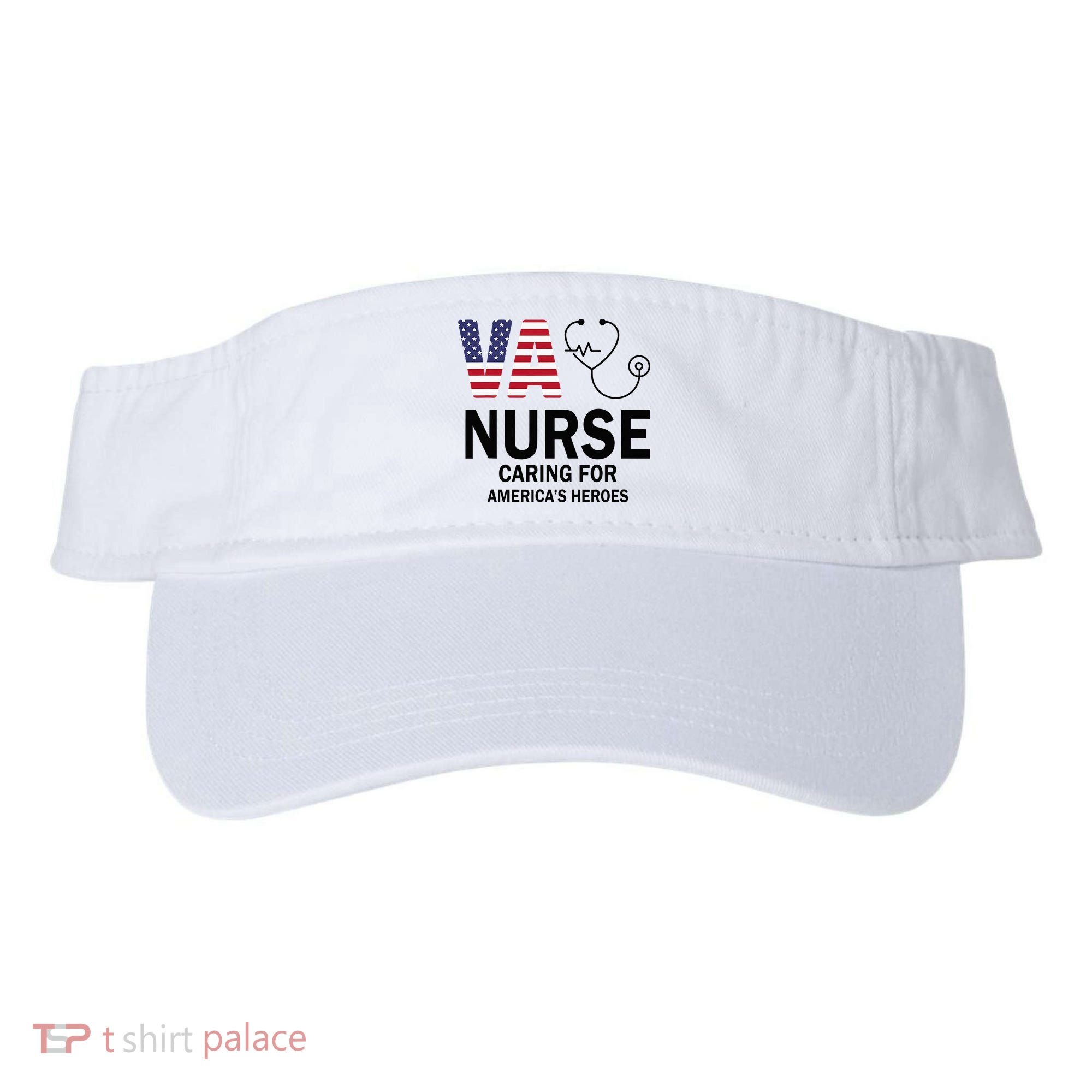 VA Nurse Caring For American's Heroes Visor