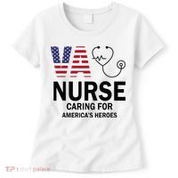 VA Nurse Caring For American's Heroes Women's T-Shirt thumb 0