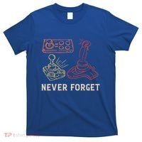Vintage Never Forget Gamer Gift T-Shirt thumb 0