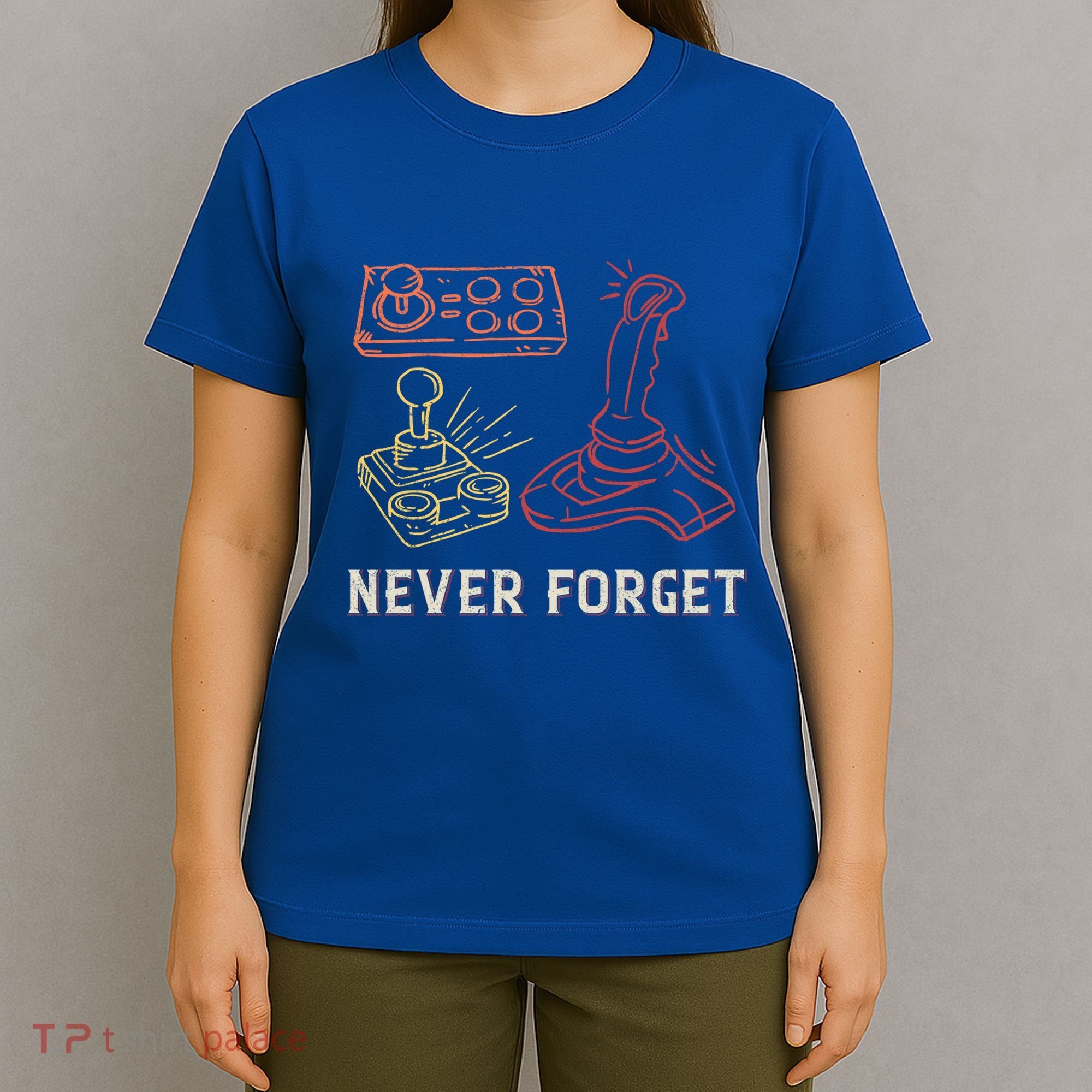 Vintage Never Forget Gamer Gift T-Shirt