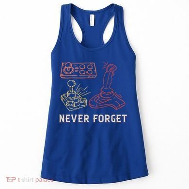 Vintage Never Forget Gamer Gift Women's Tank Top